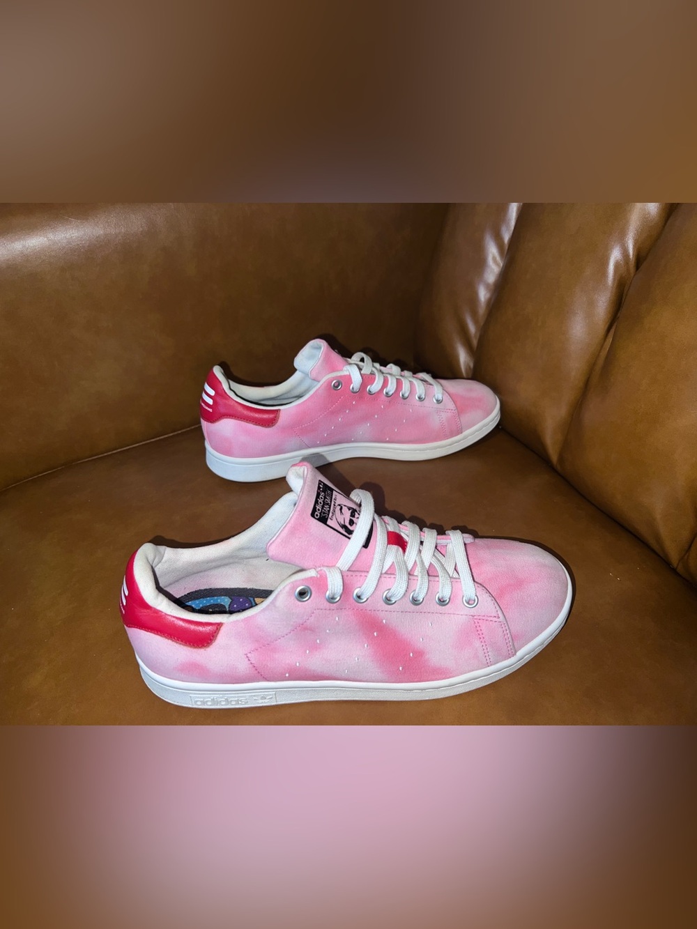 adidas x Pharrell Williams Hu Holi Stan Smith 
 pink tie-dye men’s size 11
